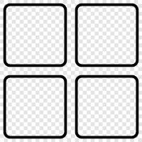 grid system, grid layout, grid software, grid patterns icon svg