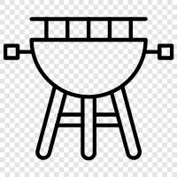 grill, cooking, barbecue, backyard icon svg