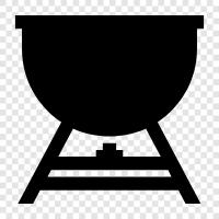 grill, smoker, ribs, pork icon svg