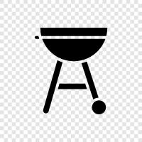 Grill pan, Grill steak, Grill chicken, Grill salmon icon svg