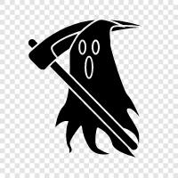 Grim Reaper, Reaper, Ölüm, Grim ikon svg