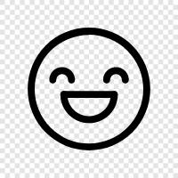 grinning emoticon, smile emoticon, happy face emoticon, happy emoticon icon svg