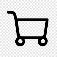 grocery cart, shopping cart, food cart, grocery store cart icon svg