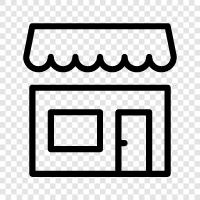 grocery store, produce, meat, fish icon svg