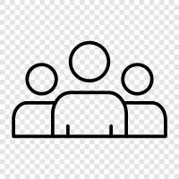 group, organization, collective, collective effort icon svg