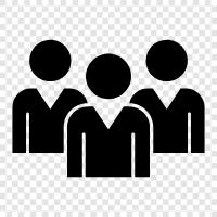 groups, collective, team, teamwork icon svg