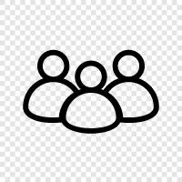 groupthink, group dynamics, groupthink theory, cooperation icon svg