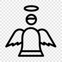 guardian, guardian angel, spiritual, divine icon svg