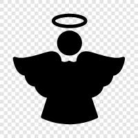 guardian, messenger, divine, love icon svg