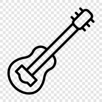 Guitar Lessons, Guitar Tuning, Guitar Strings, Guitar Picks icon svg