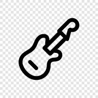 guitar, acoustic, electric, strings icon svg