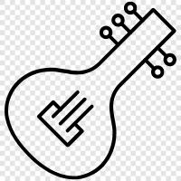 Gitarre, Musik, spielen, Akkorde symbol