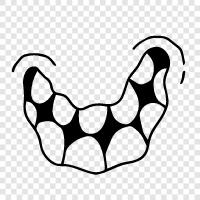 gums, tartar, cavities, flossing icon svg