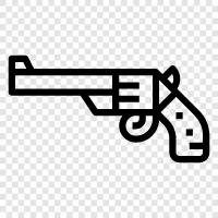 gun, revolvers, pistols, firearms icon svg