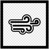 gusts, wind chimes, wind farms, Wind icon svg