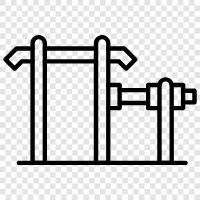 gymnastics, weightlifting, grip strength, barbells icon svg