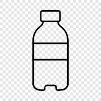 H2O, liquid, drink, hydration icon svg