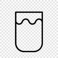 H2O, hydration, refreshing, cleanse icon svg