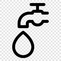 H2O, trinken, erfrischend, Hydratation symbol