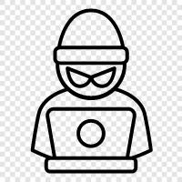 hacker, computer hacker, software hacker, network hacker icon svg