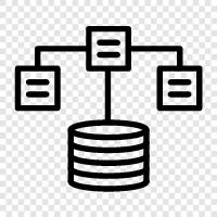 Hadoop, MapReduce, HDFS, Rack icon svg