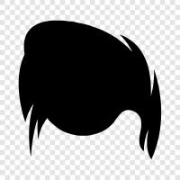 hair care, hair products, hair styles, hair extensions icon svg