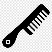 Hair Comb, Hair Brush, Hair Scissors Hair Comb, Comb icon svg