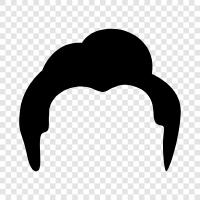 hair extensions, hair restoration, hair removal, hair styling icon svg