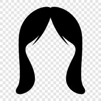 hair extensions, hair dye, hair stylist, hair products icon svg