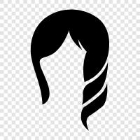 hair extensions, hair dye, hair growth, hair styles icon svg