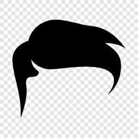 hair extensions, hair loss, hair restoration, hair growth icon svg