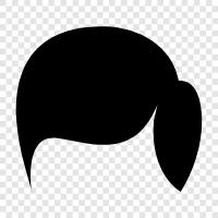 hair loss, hair products, hair style, hair texture icon svg