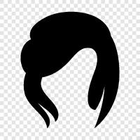 hair products, hair growth, hair extensions, hair straightening icon svg