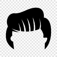 hair products, hair styles, hair extensions, hair loss icon svg