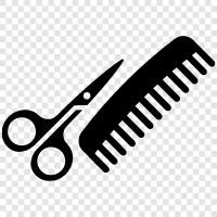 haircuts, shaves, men, hair icon svg