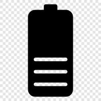 half life, low battery, empty battery, low charge icon svg