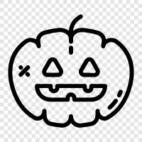 Halloween, carving, pumpkin, carving tools icon svg