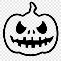 Halloween, carving, pumpkin, light icon svg