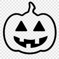 halloween, pumpkin, carving, decoration icon svg