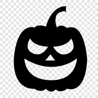 Halloween, pumpkin, carving, decorating icon svg