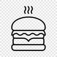 hamburger, beef, chicken, sandwich icon svg