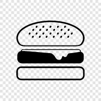 hamburger, burger, sandwich, food icon svg