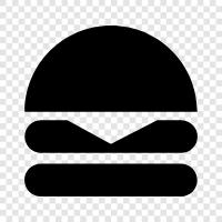 hamburger, bun, onion, tomato icon svg