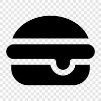 hamburger, cheeseburger, fast food, food icon svg