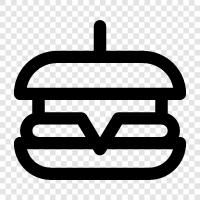 Hamburger, Burger King, Whopper, Whopper King ikon svg