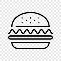 Hamburger Steak, Hamburger, Hamburger Brötchen, Hamburger Topp symbol