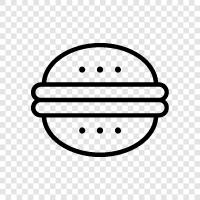 Hamburgers, Beef, Hamburger patty, Meat icon svg