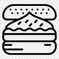Hamburgers, Whopper, Whoppers, Cheap icon svg