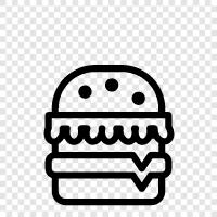 Hamburger, Fast Food, Essen, Restaurant symbol