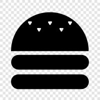 Hamburgers, Hamburgers for sale, Wholegrain hamburger, Veget icon svg